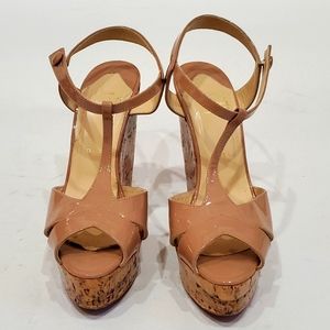 Christian louboutin wedge sandal